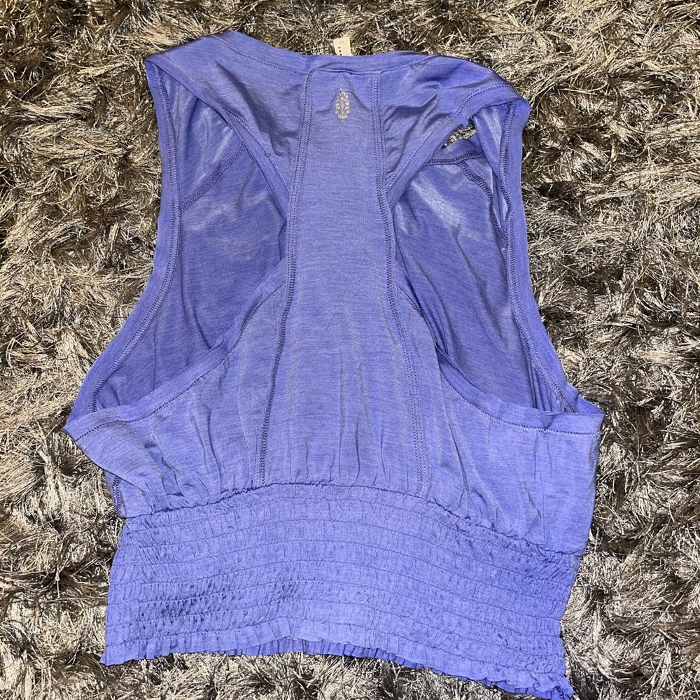 FP Movement Lavender Work Out Razor Back Top - Picture 2 of 3